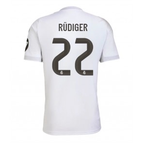 Real Madrid Antonio Rudiger #22 Hjemmebanetrøje 2025-26 Kortærmet